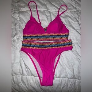 Pink w/ design straps